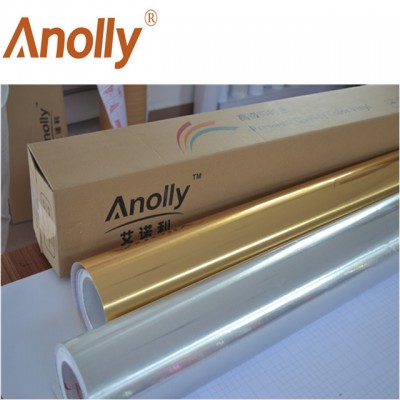 Anolly brushed metallic film PET self adhesive color cutting vinyl