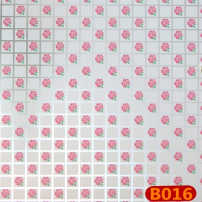 PV Self Adhesive Decorative PVC Window Printed Window Glass Film